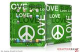 iPad Skin Love and Peace Green (fits iPad 2 through iPad 4)