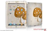 iPad Skin Mushrooms Orange (fits iPad 2 through iPad 4)