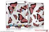 iPad Skin Butterflies Pink (fits iPad 2 through iPad 4)