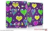 iPad Skin Crazy Hearts (fits iPad 2 through iPad 4)