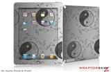 iPad Skin Feminine Yin Yang Gray (fits iPad 2 through iPad 4)