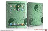 iPad Skin Feminine Yin Yang Green (fits iPad 2 through iPad 4)