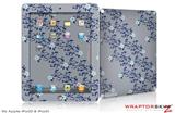 iPad Skin Victorian Design Blue (fits iPad 2 through iPad 4)