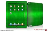 iPad Skin Simulated Brushed Metal Green (fits iPad 2 through iPad 4)