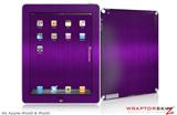 iPad Skin Simulated Brushed Metal Purple (fits iPad 2 through iPad 4)