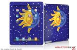 iPad Skin Moon Sun (fits iPad 2 through iPad 4)