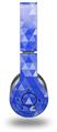 WraptorSkinz Skin Decal Wrap compatible with Original Beats Wireless Headphones Triangle Mosaic Blue Skin Only (HEADPHONES NOT INCLUDED)