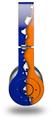 WraptorSkinz Skin Decal Wrap compatible with Original Beats Wireless Headphones Ripped Colors Blue Orange Skin Only (HEADPHONES NOT INCLUDED)