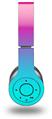 WraptorSkinz Skin Decal Wrap compatible with Original Beats Wireless Headphones Smooth Fades Neon Teal Hot Pink Skin Only (HEADPHONES NOT INCLUDED)