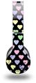 WraptorSkinz Skin Decal Wrap compatible with Original Beats Wireless Headphones Pastel Hearts on Black Skin Only (HEADPHONES NOT INCLUDED)