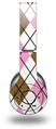 WraptorSkinz Skin Decal Wrap compatible with Original Beats Wireless Headphones Argyle Pink and Brown Skin Only (HEADPHONES NOT INCLUDED)