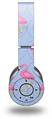 WraptorSkinz Skin Decal Wrap compatible with Original Beats Wireless Headphones Flamingos on Blue Skin Only (HEADPHONES NOT INCLUDED)