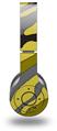 WraptorSkinz Skin Decal Wrap compatible with Original Beats Wireless Headphones Camouflage Yellow Skin Only (HEADPHONES NOT INCLUDED)