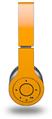 WraptorSkinz Skin Decal Wrap compatible with Original Beats Wireless Headphones Solids Collection Orange Skin Only (HEADPHONES NOT INCLUDED)