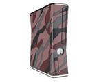 Camouflage Pink Decal Style Skin for XBOX 360 Slim Vertical