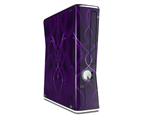 Abstract 01 Purple Decal Style Skin for XBOX 360 Slim Vertical