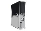 Ripped Colors Black Gray Decal Style Skin for XBOX 360 Slim Vertical