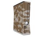 WraptorCamo Digital Camo Desert Decal Style Skin for XBOX 360 Slim Vertical