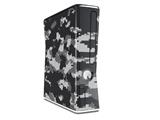 WraptorCamo Digital Camo Gray Decal Style Skin for XBOX 360 Slim Vertical