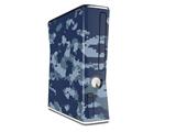 WraptorCamo Digital Camo Navy Decal Style Skin for XBOX 360 Slim Vertical