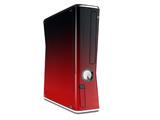Smooth Fades Red Black Decal Style Skin for XBOX 360 Slim Vertical