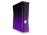 Smooth Fades Purple Black Decal Style Skin for XBOX 360 Slim Vertical
