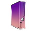 Smooth Fades Pink Purple Decal Style Skin for XBOX 360 Slim Vertical
