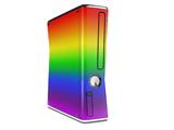 Smooth Fades Rainbow Decal Style Skin for XBOX 360 Slim Vertical