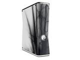 Lightning Black Decal Style Skin for XBOX 360 Slim Vertical