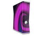 Alecias Swirl 01 Purple Decal Style Skin for XBOX 360 Slim Vertical