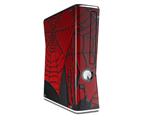 Spider Web Decal Style Skin for XBOX 360 Slim Vertical