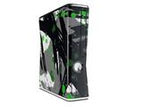 Abstract 02 Green Decal Style Skin for XBOX 360 Slim Vertical