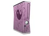 Feminine Yin Yang Purple Decal Style Skin for XBOX 360 Slim Vertical