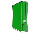 Solids Collection Green Decal Style Skin for XBOX 360 Slim Vertical