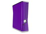 Solids Collection Purple Decal Style Skin for XBOX 360 Slim Vertical
