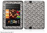 Diamond Plate Metal 02 Decal Style Skin fits 2012 Amazon Kindle Fire HD 7 inch