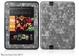 Triangle Mosaic Gray Decal Style Skin fits 2012 Amazon Kindle Fire HD 7 inch