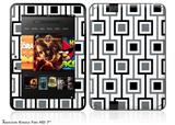 Squares In Squares Decal Style Skin fits 2012 Amazon Kindle Fire HD 7 inch
