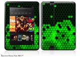 HEX Green Decal Style Skin fits 2012 Amazon Kindle Fire HD 7 inch