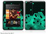 HEX Seafoan Green Decal Style Skin fits 2012 Amazon Kindle Fire HD 7 inch