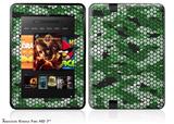 HEX Mesh Camo 01 Green Decal Style Skin fits 2012 Amazon Kindle Fire HD 7 inch