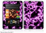 Electrify Hot Pink Decal Style Skin fits 2012 Amazon Kindle Fire HD 7 inch