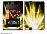 Lightning Yellow Decal Style Skin fits 2012 Amazon Kindle Fire HD 7 inch