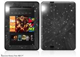Stardust Black Decal Style Skin fits 2012 Amazon Kindle Fire HD 7 inch