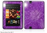 Stardust Purple Decal Style Skin fits 2012 Amazon Kindle Fire HD 7 inch