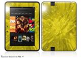Stardust Yellow Decal Style Skin fits 2012 Amazon Kindle Fire HD 7 inch