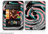 Alecias Swirl 02 Decal Style Skin fits 2012 Amazon Kindle Fire HD 7 inch