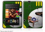 WWII Bomber War Plane Pin Up Girl Decal Style Skin fits 2012 Amazon Kindle Fire HD 7 inch