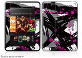 Abstract 02 Pink Decal Style Skin fits 2012 Amazon Kindle Fire HD 7 inch