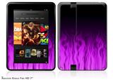 Fire Purple Decal Style Skin fits 2012 Amazon Kindle Fire HD 7 inch